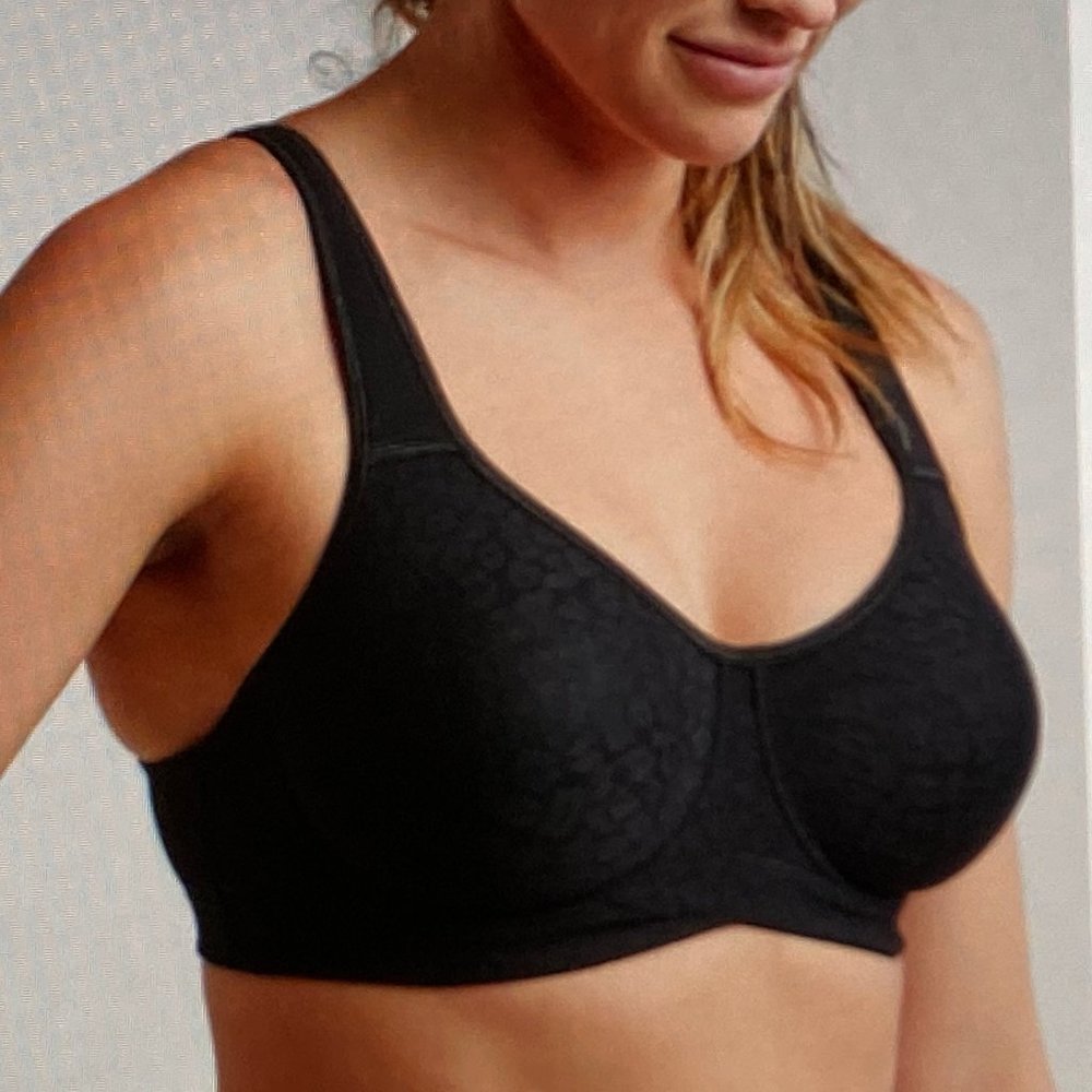 123 TITLE NINE 38D Black Super Lace Underwire Bra Full Support #5932
